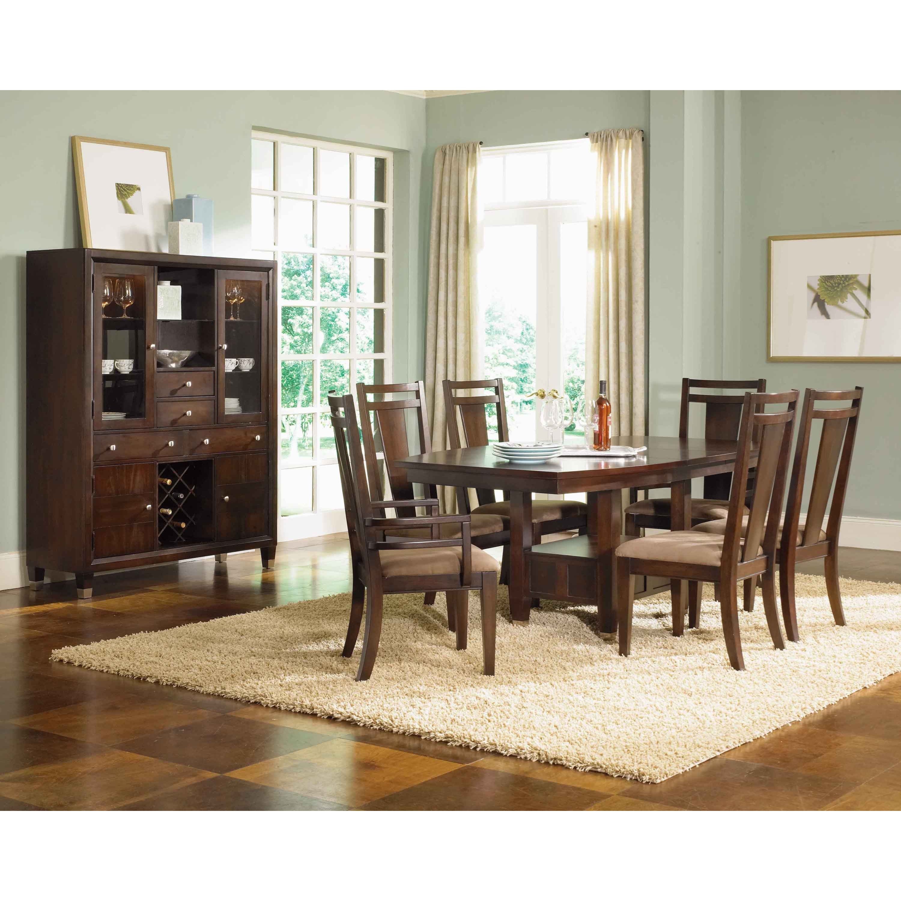 Broyhill Furniture Northern Lights Dining Buffet and China Hutch Baer